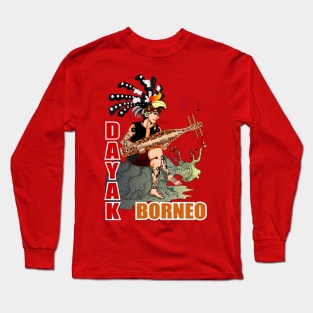 Dayak Borneo Long Sleeve T-Shirt